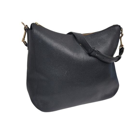 Cuyana Large Black Leather Hobo Bag - Picture 9 of 12